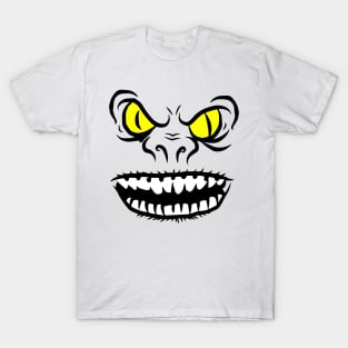 Troll face with yellow eyes T-Shirt